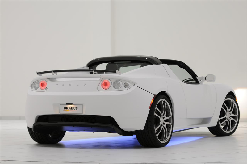Illustration for article titled BRABUS Creates First Tuner Tesla Roadster, Mates Star Trek Sound Effects To Electric Car